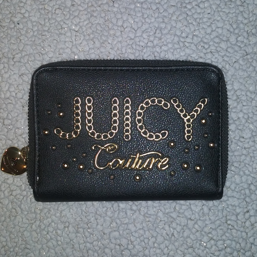 Juicy Black and Gold Wallet